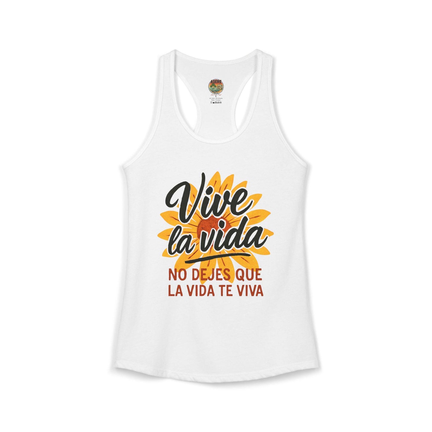 Cuban Life Quote Racerback Tank Top, Summer Sleeveless Tee