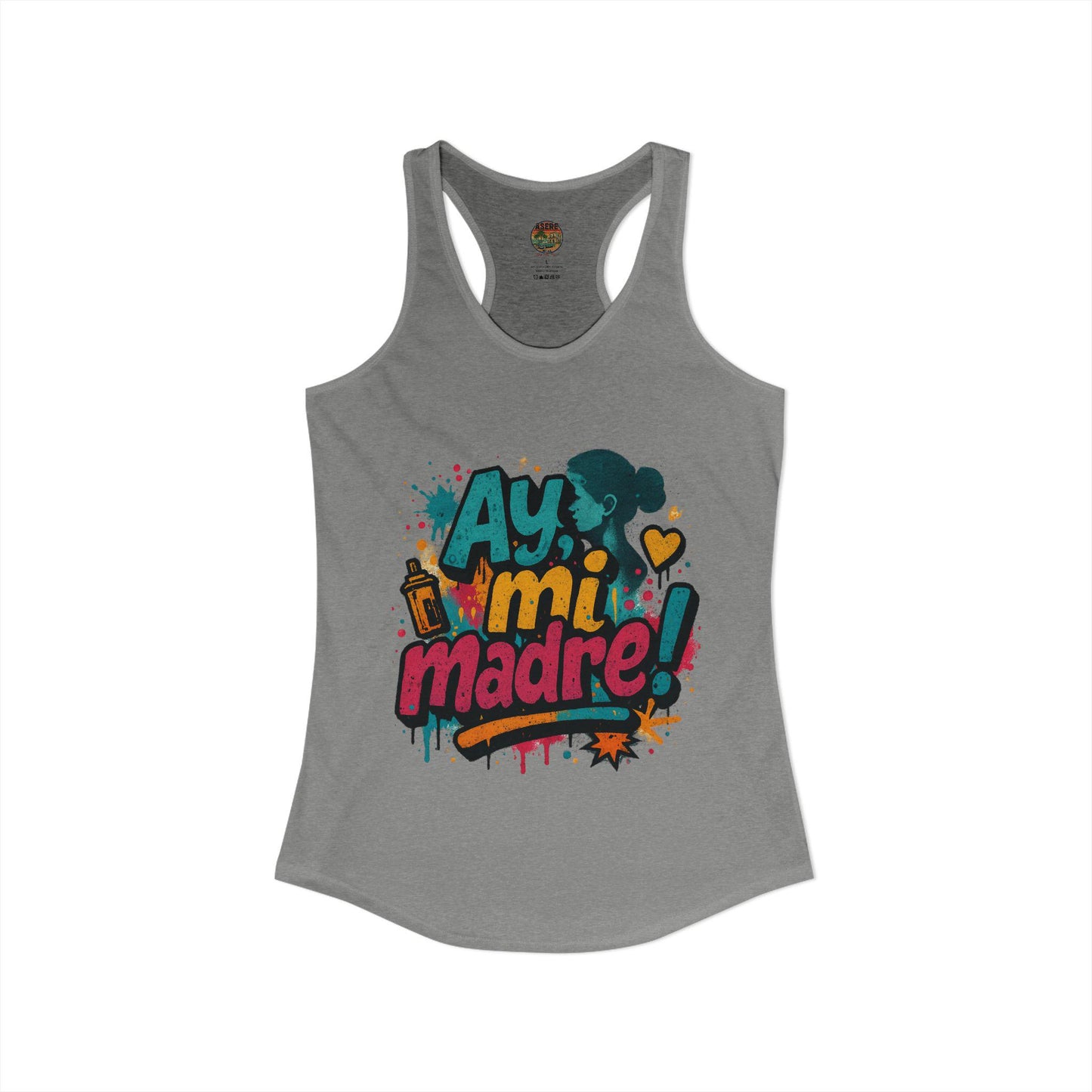 Funny Mom Tank Top, Ay mi Madre, Mother's Day Gift