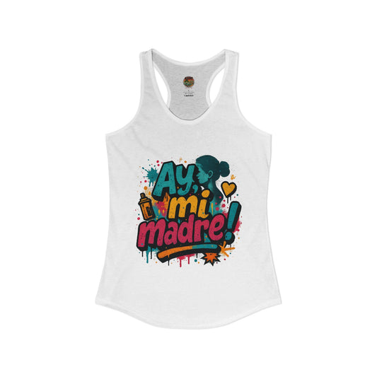 Funny Mom Tank Top, Ay mi Madre, Mother's Day Gift