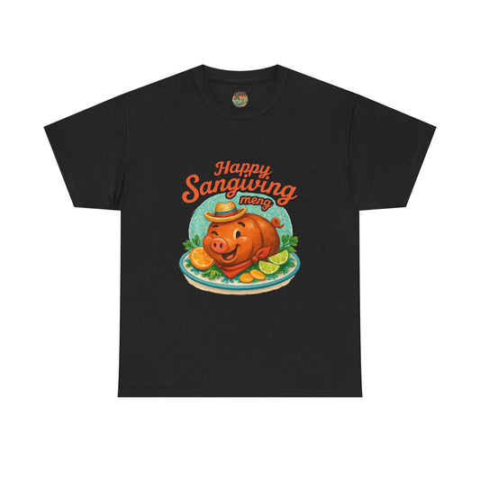 Cuban Roast Thanksgiving T-Shirt | Coffee Holiday Turkey Design