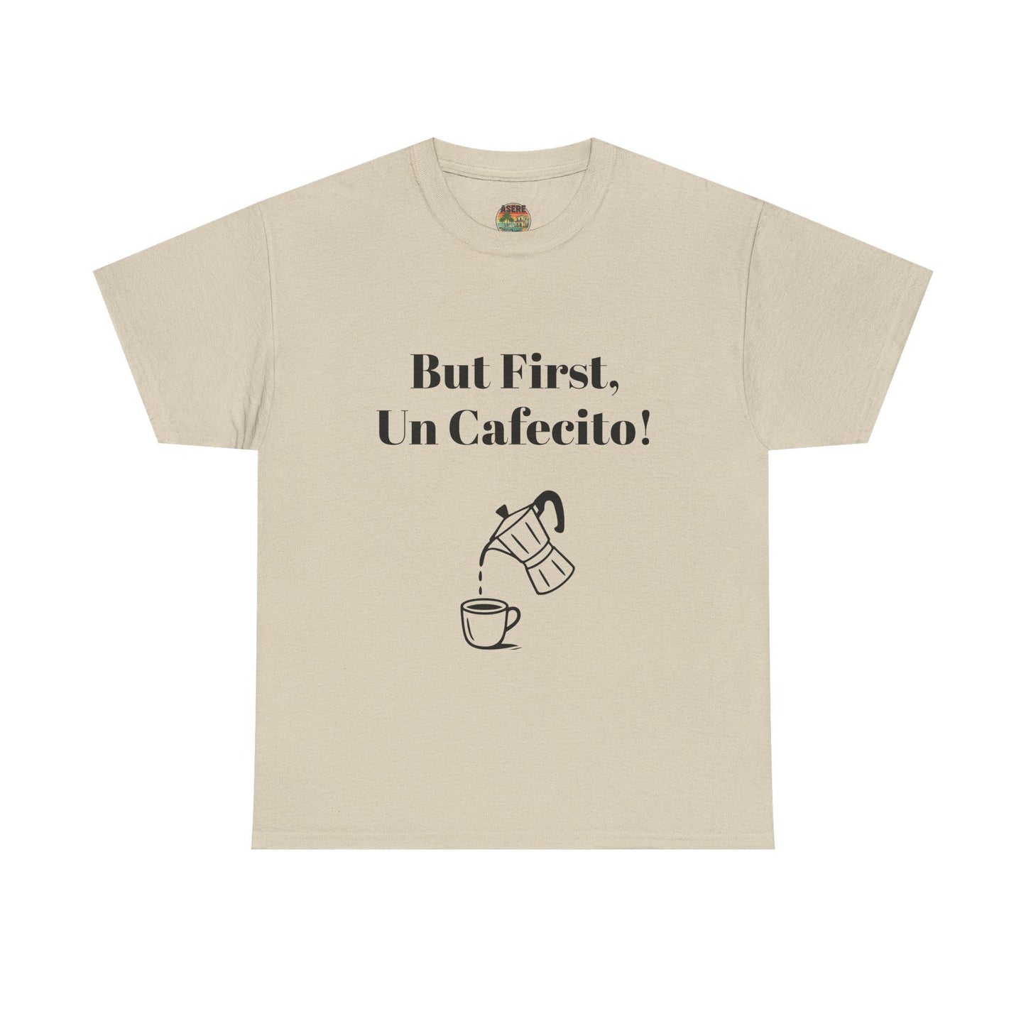Cuban Twist Coffee T-Shirt, But First Un Cafecito, Unisex Cotton Tee