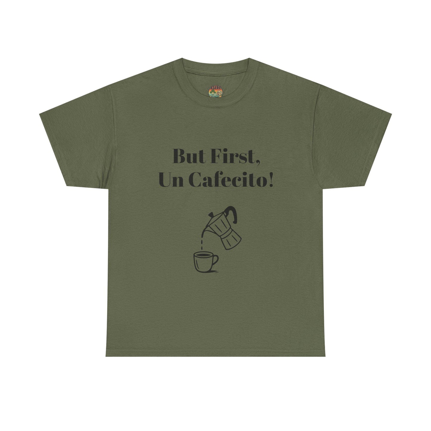 Cuban Twist Coffee T-Shirt, But First Un Cafecito, Unisex Cotton Tee