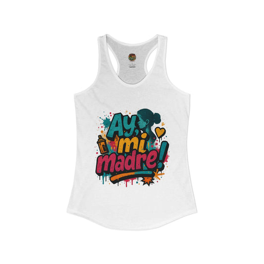 Funny Mom Tank Top, Ay mi Madre, Mother's Day Gift