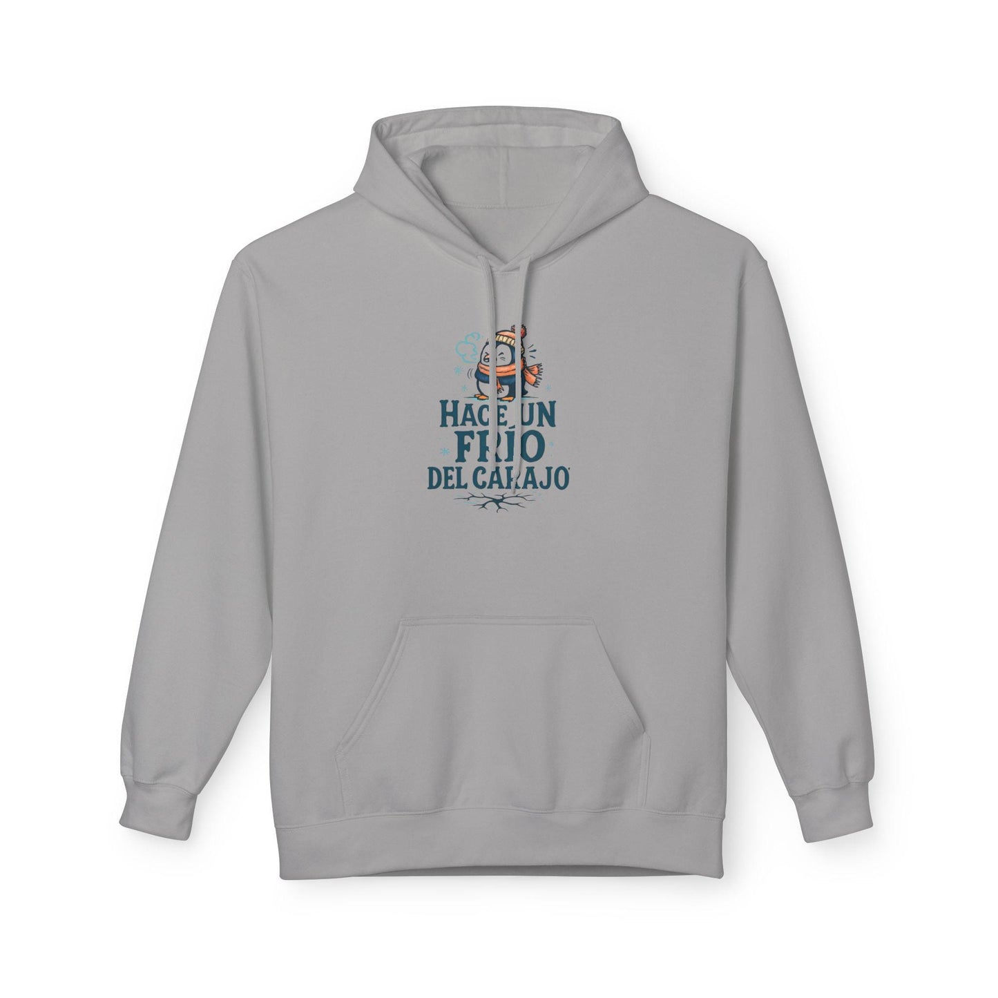 Hace Un Frio Del carajo Hoodie | Spanish Phrase, Vintage Illustration