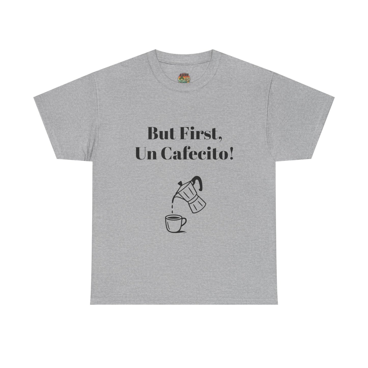 Cuban Twist Coffee T-Shirt, But First Un Cafecito, Unisex Cotton Tee