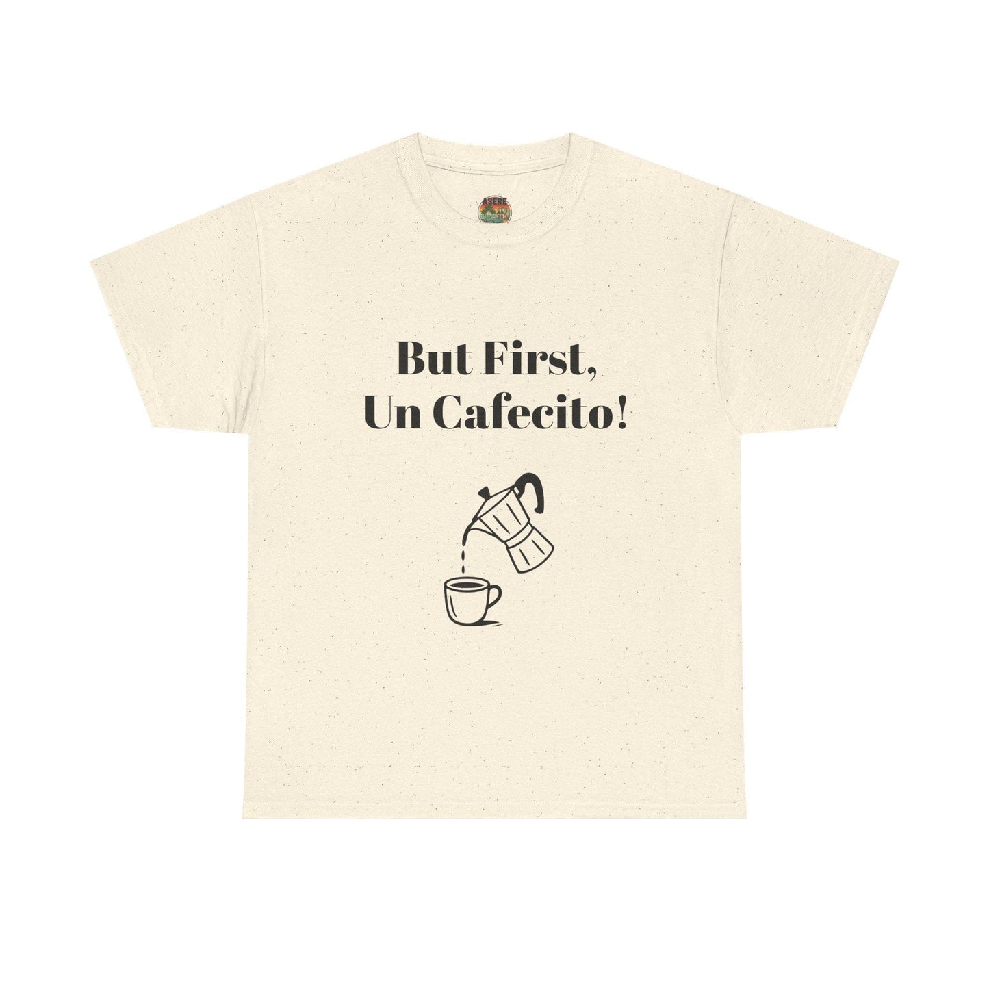 Cuban Twist Coffee T-Shirt, But First Un Cafecito, Unisex Cotton Tee