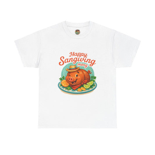Cuban Roast Thanksgiving T-Shirt | Coffee Holiday Turkey Design
